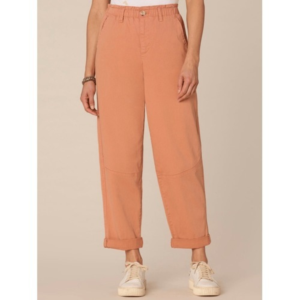 Democracy Pants Women's 6 Ab" Solution Skyrise Paper Bag‎ Waist Straight Leg